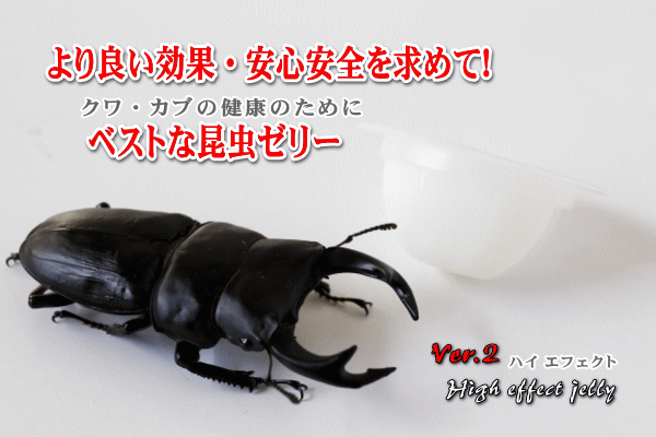 新タイプ昆虫ゼリー High effect 【Ver.2】 ワイド16ｇ 1袋（45個入）　　◆1～3袋までの単価◆　ドルクスダンケ製